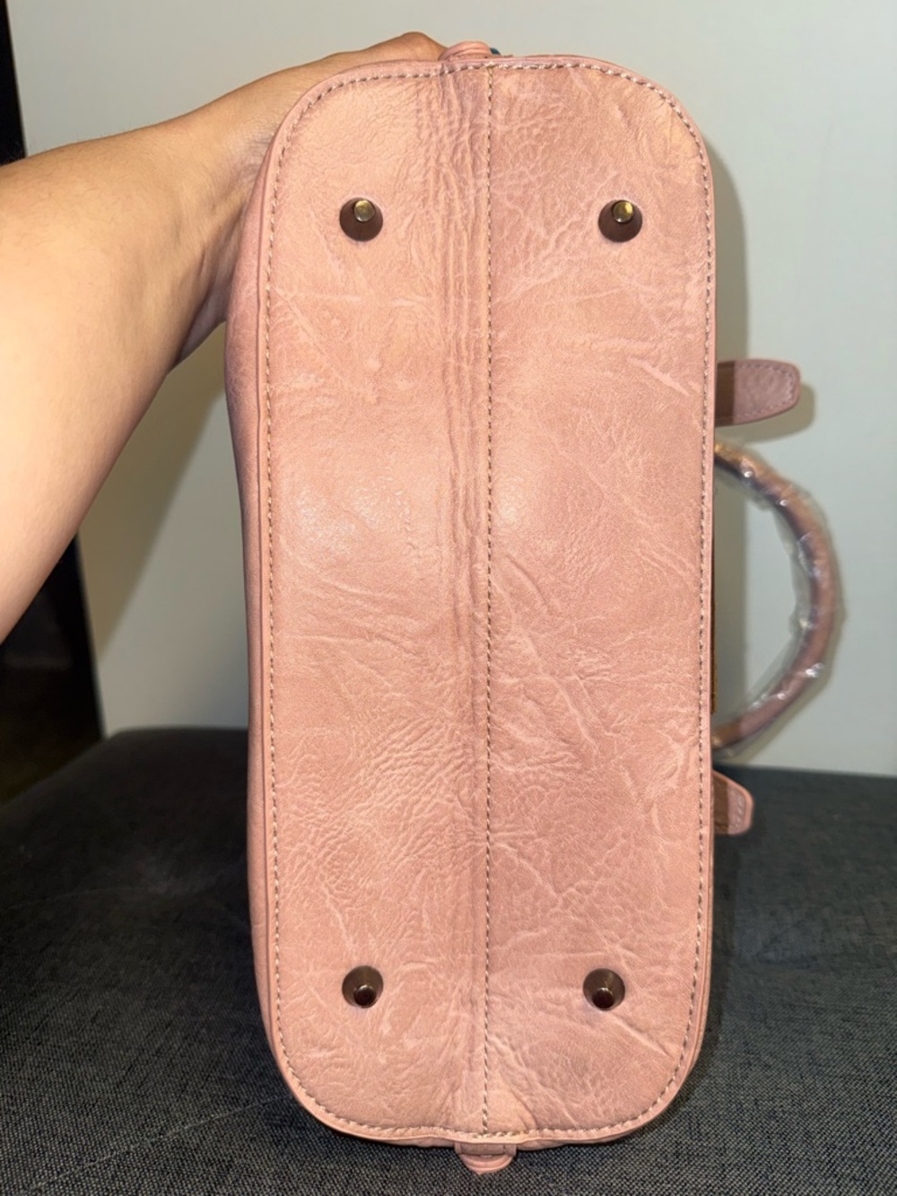 Wrangler Doctor Bag Pink Cowprint Satchel Handbag - Picture 5 of 8